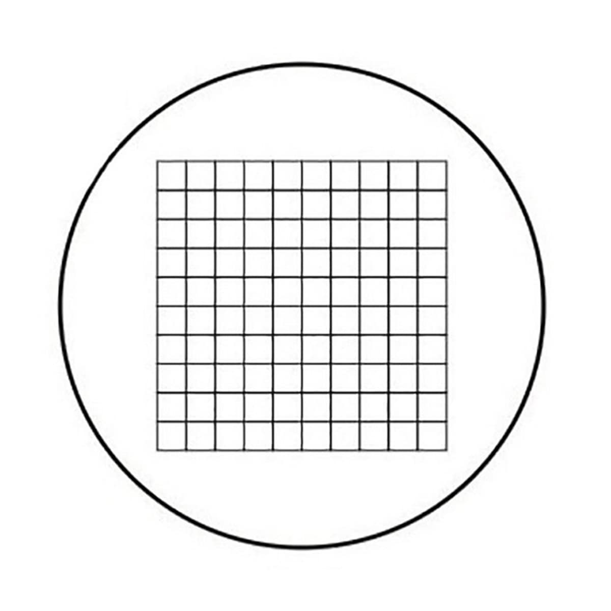 microscope accessories kit slide preparation camer Micrometer 25mm Diameter Eyepiece Scale Optical Glass Cross Ruler Net Calibration Reticle Microscope accessories (Color : MS-1-H3)