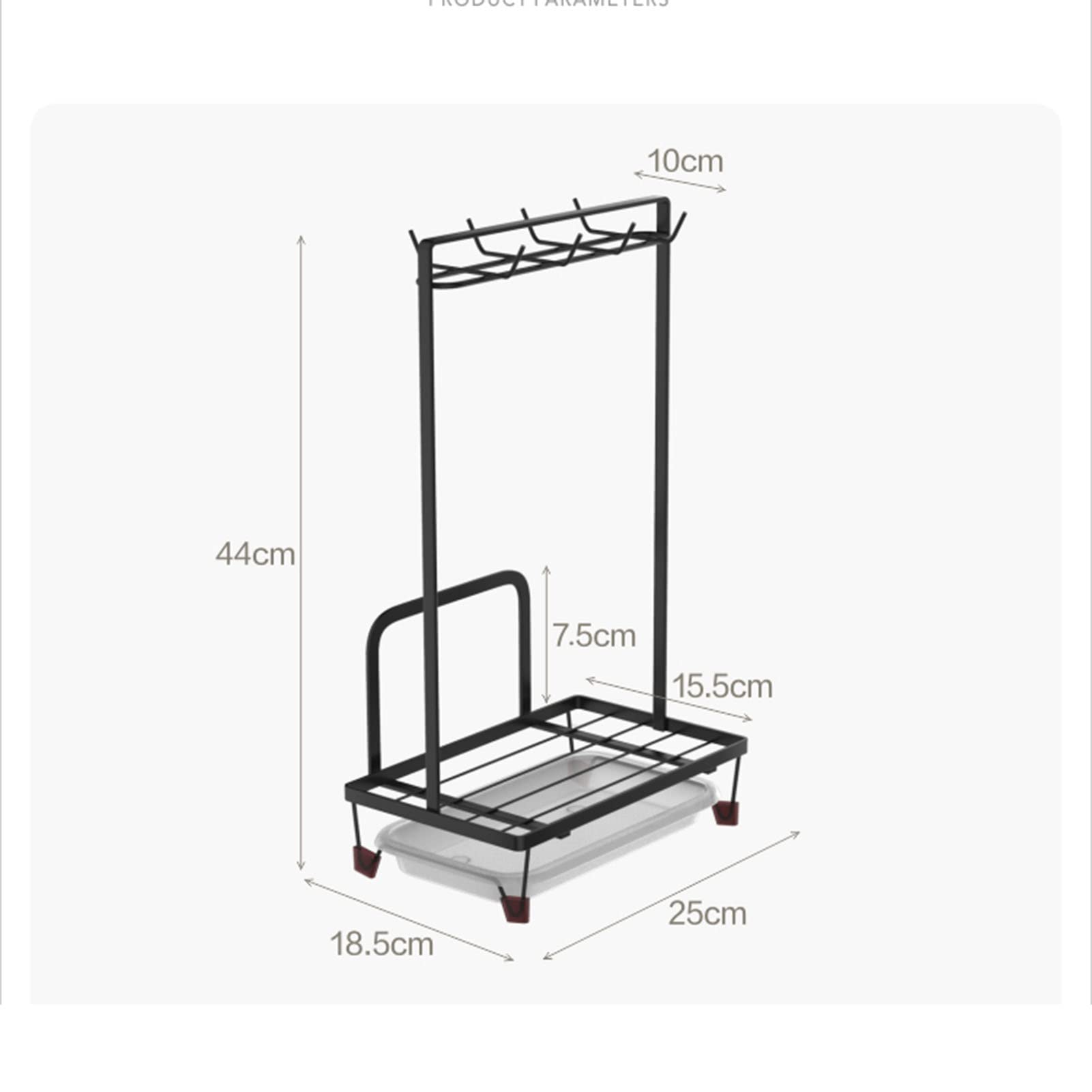 Supports à ustensiles de comptoir, porte-couvercle de casserole et repose-cuillère, organisateur mural de support de cuisine peu encombrant, support de suspension multifonctionnel for ustensiles de cu