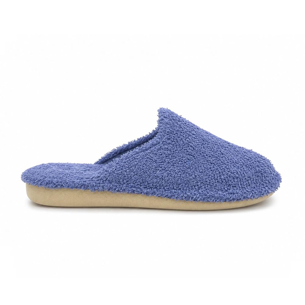 GARZON Zapatillas de Casa para Mujer de Toalla.Pantuflas de Felpa Suave, Suela Antideslizante especial parquet.
