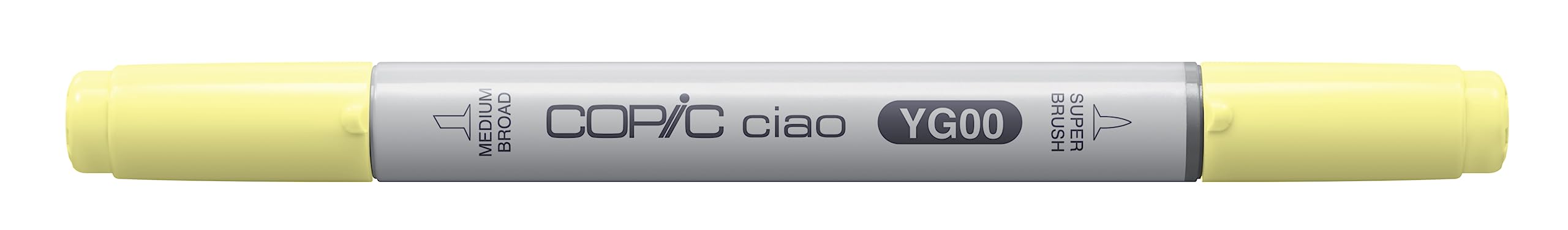 Copic Ciao Coloured Marker Pen - (YG-00) Mimosa Yellow, For Art & Crafts, Colouring, Graphics, Highlighter, Design, Anime, Professional & Beginners, Art Supplies & Colouring Books
