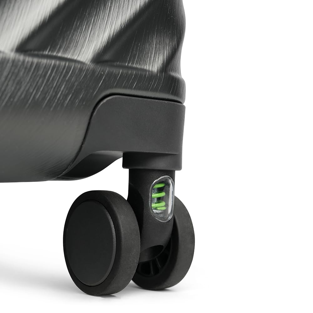 CarryOn Trunk – Zestaw 2 twardych walizek podróżnych M + L z poszerzeniem i zamkiem TSA (Niebieski, Duży)
