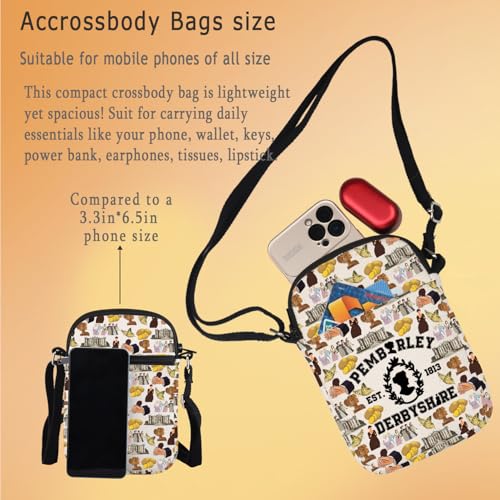 Gzrlyf Romance Bookish Gift Pride Inspired Crossbody Bag Literatures Gift For Reader Bookworm Wallet Bag4