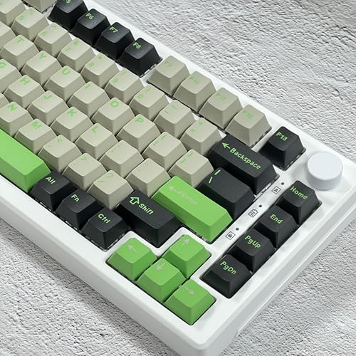 Image of Fogruaden PBT Keycaps Set, Cherry Profile Custom Keycap for Mechanical Keyboard Keycaps(Cherry songbai)