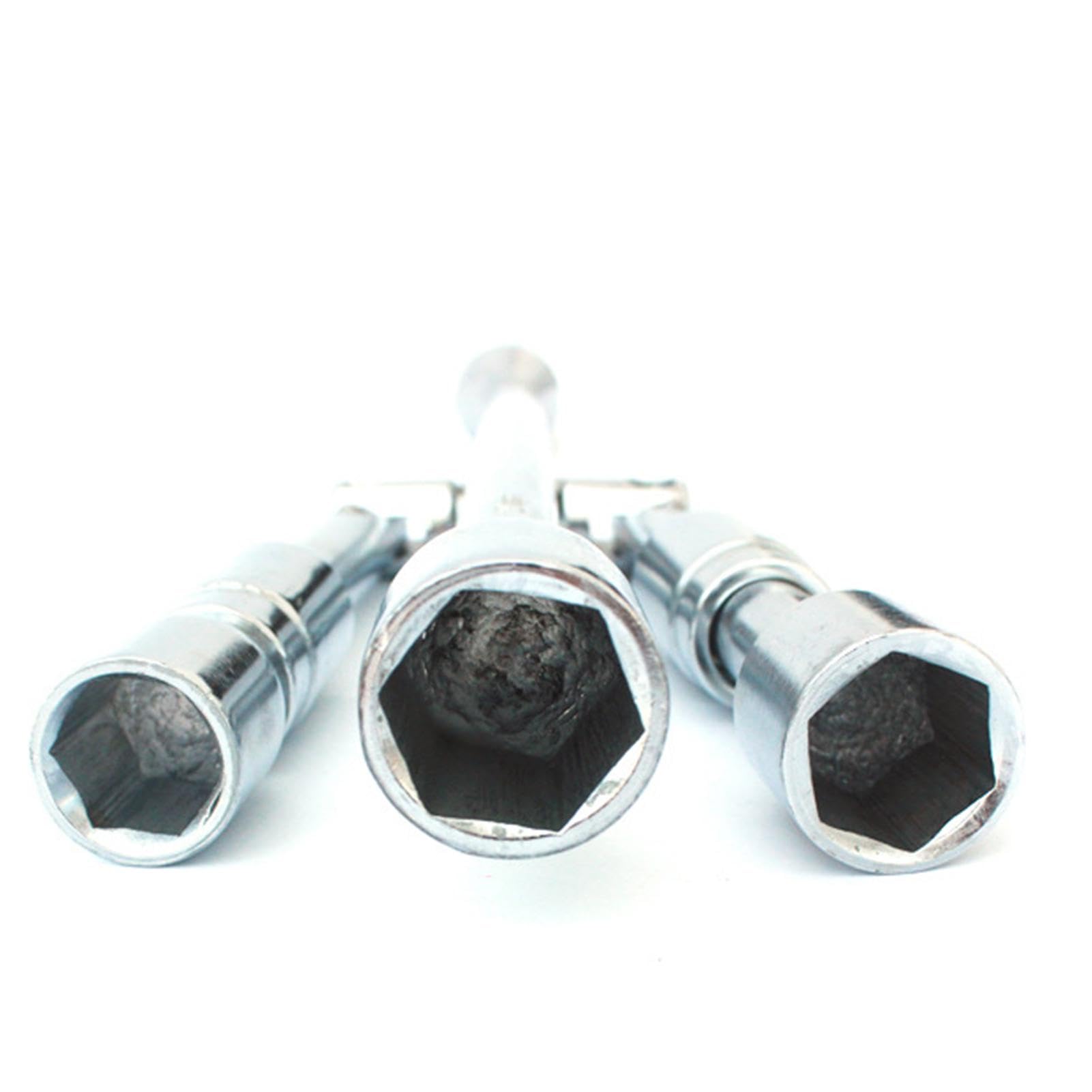 Llave para tuercas de rueda, llave de tuercas de rueda | llave de rueda cruzada de 4 vías, plegable, multifuncional, portátil de 14 pulgadas, para camiones, autocaravanas y coches