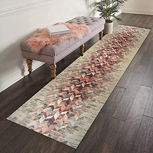 Teppich Läufer Flur Küche rutschfest Korridor Teppichläufer 80×300cm, Waschbar Meterware Schlafzimmer Korridor Polyester Teppich, Breite 60cm/ 80cm/100cm/ 120cm Cover