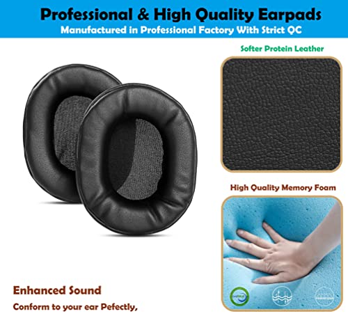 Almohadillas para auriculares profesionales compatibles con Mixcder E7 miniatura 3