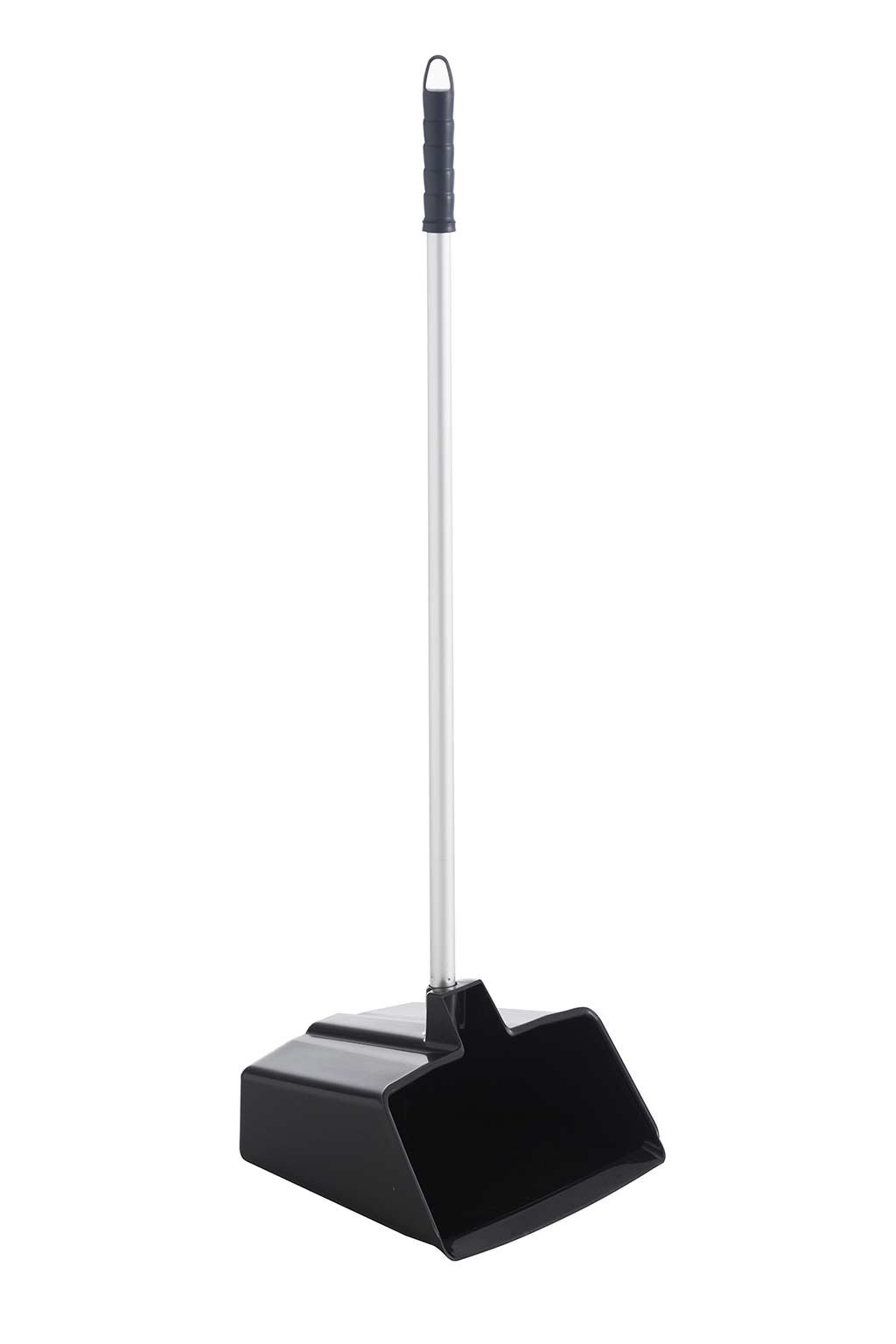 Maya Professional Tools 90200 Recogedor Industrial con Mango de Aluminio, 270 x 300 x 160 mm, Negro