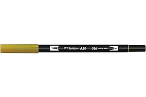 Tombow 56503 Dual Brush Pen Art Marker in Yellow Gold