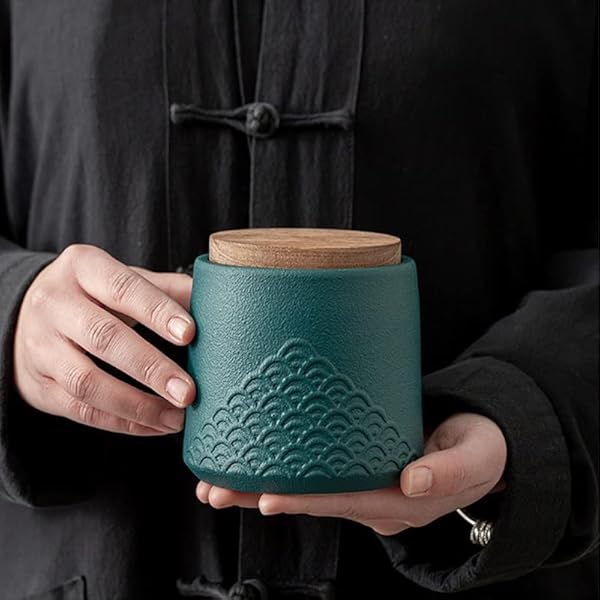 Huisdierenurn Urn Keramiek Verzegelde Urn Kat Hond Overlijdt Begrafenis Offerbenodigdheden (D 11,2 * 10,6cm)