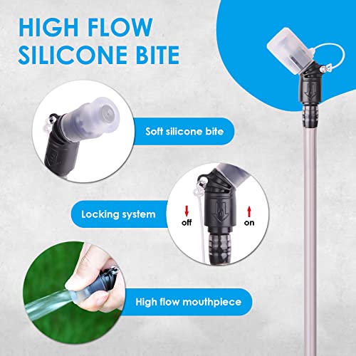 UTOBEST-Water-BladderHydration-Bladder-2L-3LTPU-BPA-Free-Leak-Proof-Water-Bladder-for-Hiking-BackpackWater-Reservoir-Wide-Opening-for-Running-Hiking-Cycling-Camping