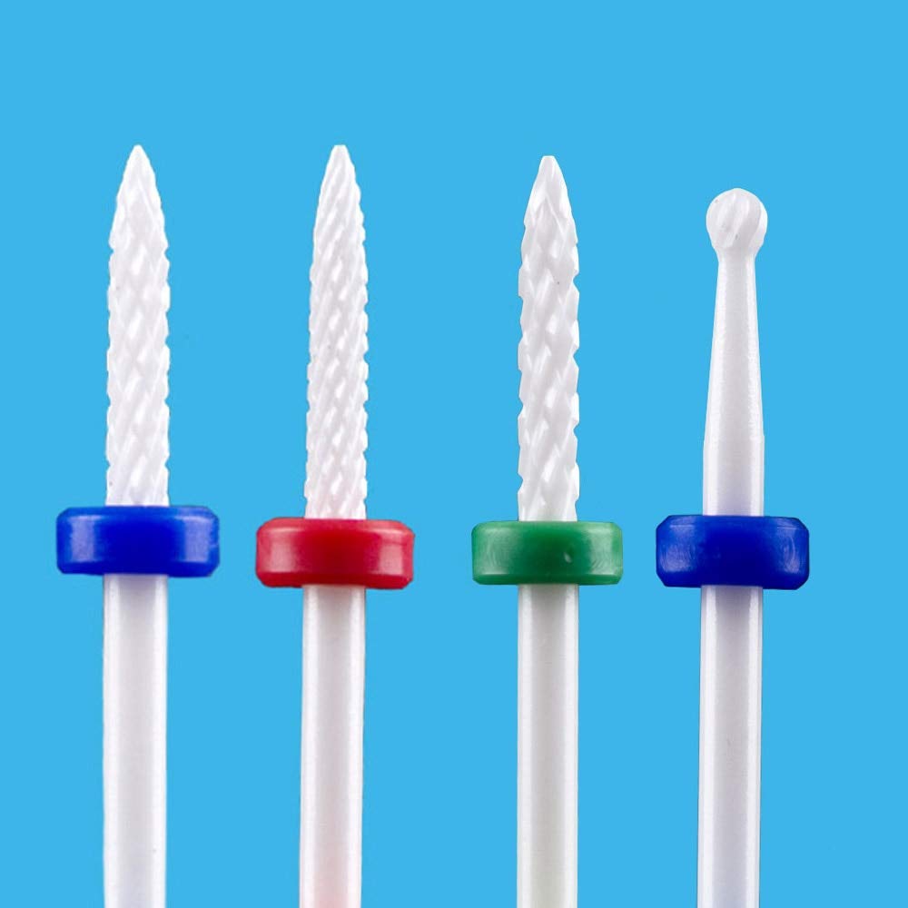 Milling Cutter for Manicure Ceramic Mill Manicure Machine Set Cutter for Pedicure Electric Nail Files Nail Drill Bit 2