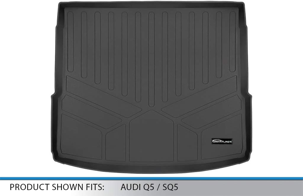 SMARTLINER All Weather Custom Fit Cargo Trunk Liner Floor Mat Compatible with 2018-2025 Audi Q5