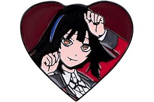 Kakegurui Compulsive Gambler Yumeko Jabami Heart Manga Anime Enamel Pin