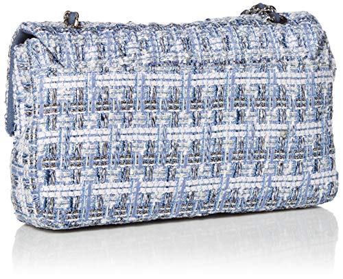 Karl Lagerfeld Paris Agyness Shoulder Bag, Blue Boucle - Thumbnail 2