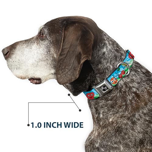 Collier de chien en forme d'os Buckle Down Fruits Cartoon2 taille large