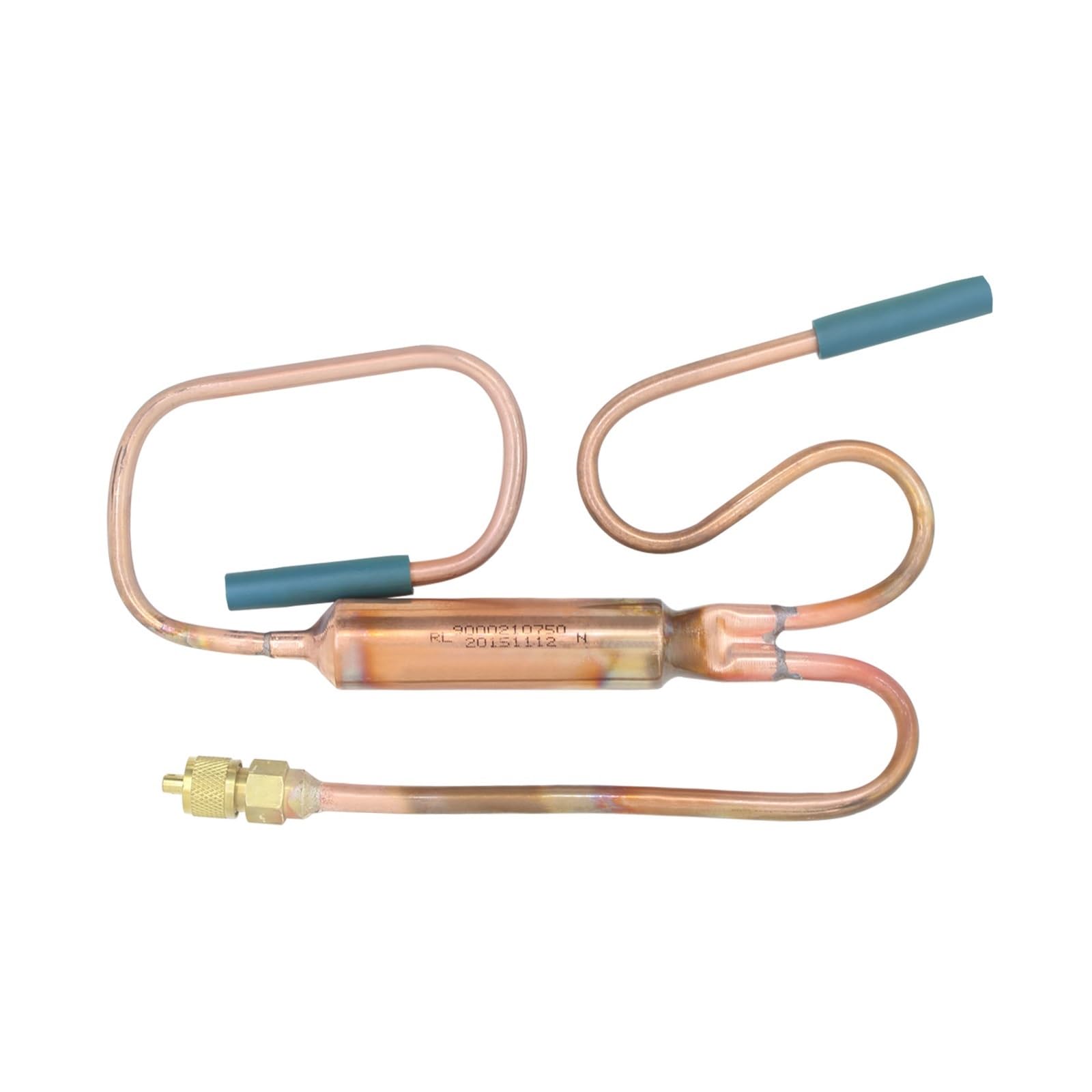 SSIMOO Filtro secador de refrigerador congelador, Conjunto de válvula de retención, línea de líquido refrigerante con colador de válvula de Carga, 1 Uds. Kindly