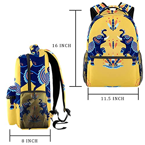 Sac à dos ordinateur portable multicolore à construction colorée et grande capacité - 2