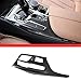 Produktbild ABS Chrome Car Center Console Schalttafelabdeckung Verkleidung 1St. Für 5er G30 2017 2018 Autozubehör (Kohlefaser)