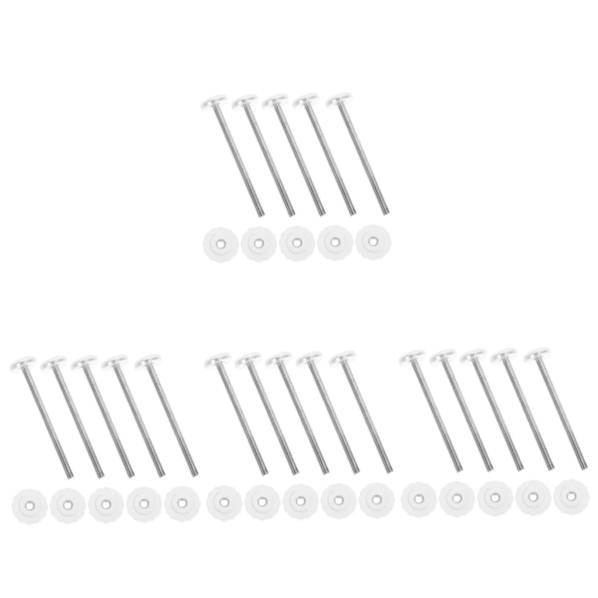 BESTonZON 20 Piezas Herrajes para Puertas de bebés Equipo Puerta roscada Accesorios de extensión de Barrera de bebé Adaptador de barandilla para Puerta de bebé Hardware de la Puerta del bebé
