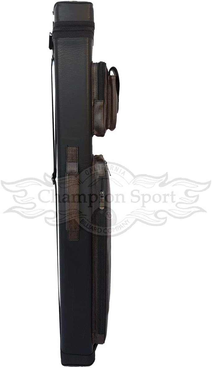 Gator 2020 New Champion Instroke Leather Cue Cases 4x6 Holds 4 Butts and 6 shafts Pool cue (I-62605BL Black and Brown) : Sports & Outdoors