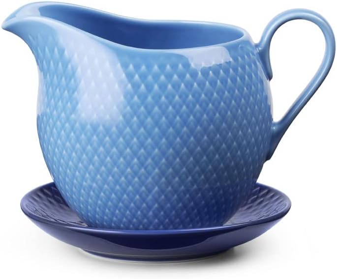 Lyngby Porcelæn - Rhombe Color Gravy Boat 67 cl Blue