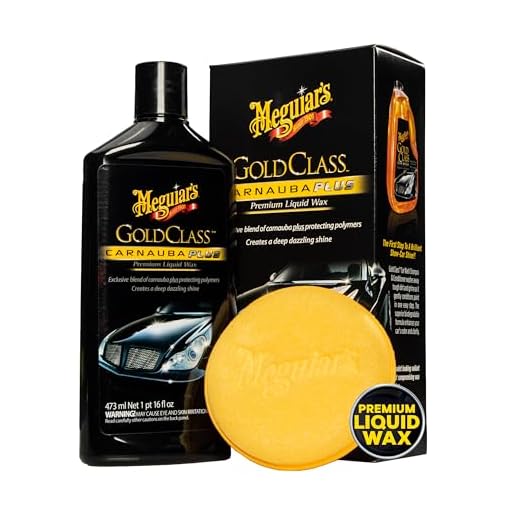 Meguiar's G7016 Gold Class Carnauba Plus, Premium Flüssigwachs, 473 ml (16 Oz)