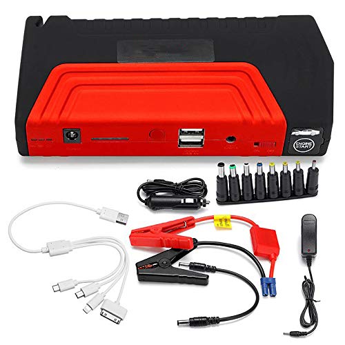 Preisvergleich Produktbild WQYRLJ Car Jump Starter 68800Mah 12V 600A Hochleistungs Energien Bank Auto Battery Booster Notaufladeeinheits Startgerät Mit LED Licht / 2 USB-Anschlüsse