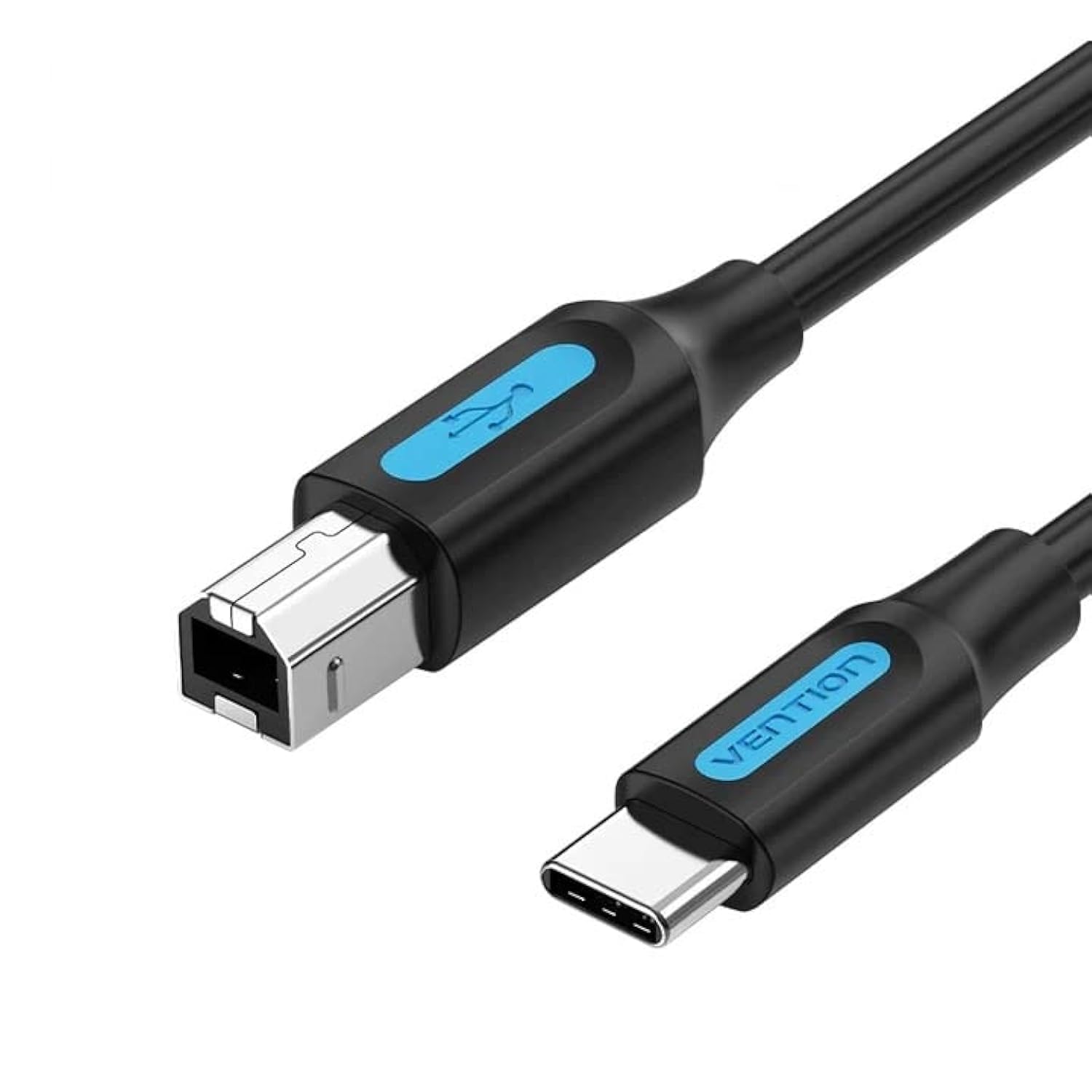 VENTION USB C to USB Printer Cable for MacBook Pro Scanner Fax machine HP Canon Dell Samsung Printer Type C 2.0 Printing Cord (C to B, 0.5 M)