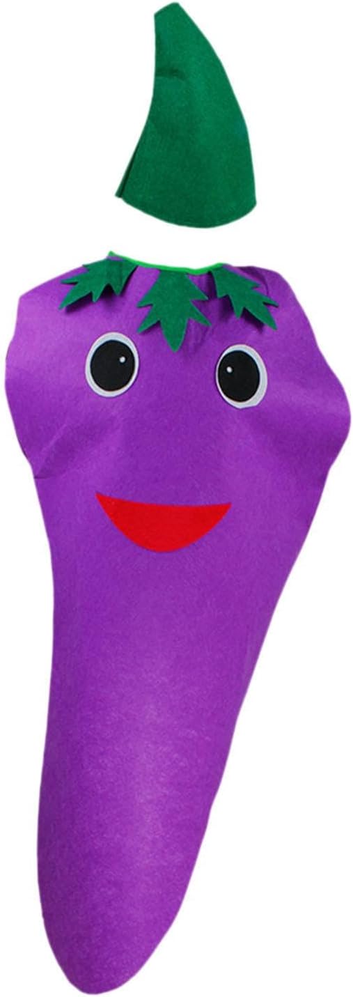 kowaku Kids Vegetable Cosplay Costume Funny Role Play Outfit for Masquerade Role Play