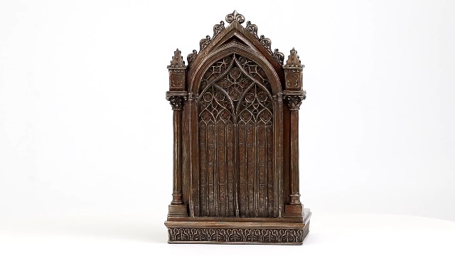 Estatua Búho de Sabiduría 9.62 pulg Bronce miniatura 7