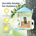 NETVUE by Birdfy Smart Bird Feeder with Camera, Bird Watching Camera, Auto Capture Bird Videos & Motion Detection, Wireless Camera Ideal Present for Bird Lover (Solar Blue) - Image 5