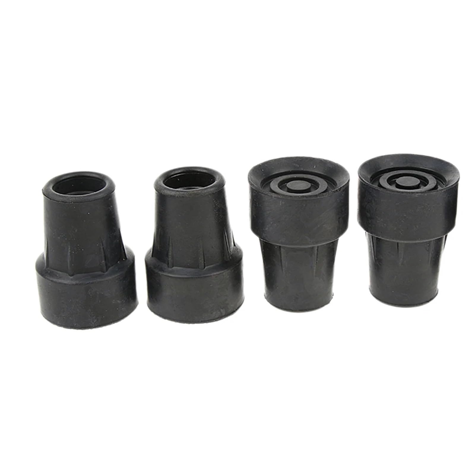 Protecteur De Canne Lot de 12 Embouts antidérapants en Caoutchouc for Cannes de Marche, Coussinets de Protection Robustes for Embouts de Cannes de Rechange pour Trekking BâTons De Marche