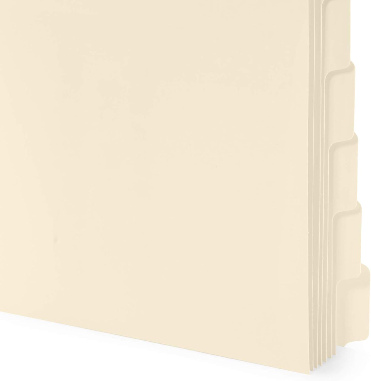 Blue Summit Supplies 3 Ring Binder Dividers with Reinforced Edge, 1/8 Cut Tabs, Letter Size, 3 Hole Punch Section Index Dividers for Binders, Manila, 96 Pack