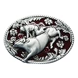 95 x 66 mm (Breite x Höhe) Urban Backwoods Rodeo XVI Gürtelschnalle für Wechselgürtel Buckle
