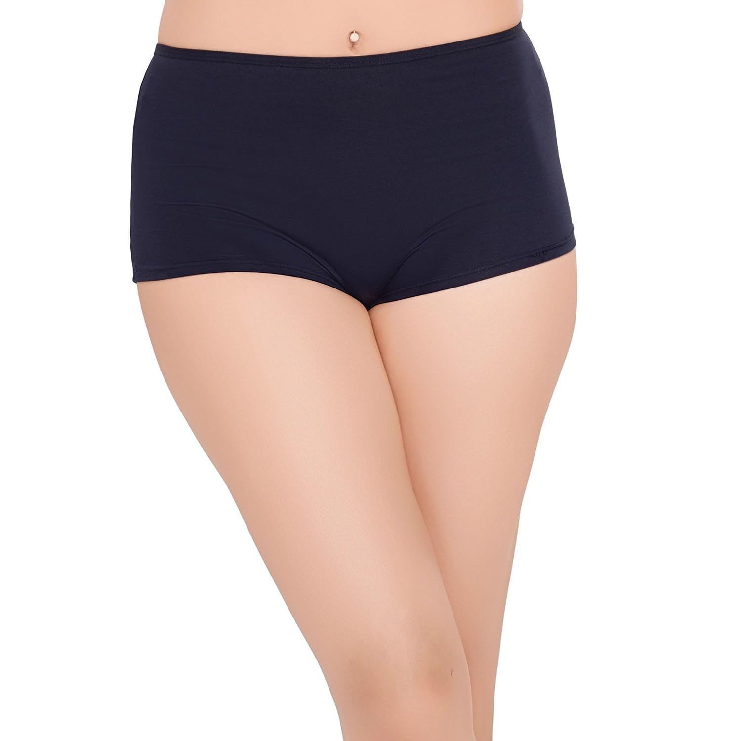 Women's Cotton Elastane Stretch Fabric Boy Short Ultra Soft Waistband & Ultimate Comfort JS 01-image-5