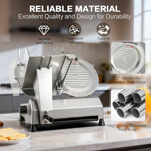 Electric Deli Meat Slicer