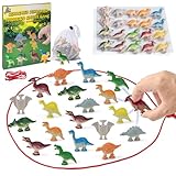 Dinochez Dinosaur Magnetic Chess Game Set 2025 Kids Toys, 20 Pcs Dinosaur Stones, 1 String &...