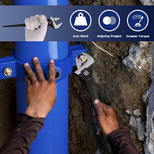 Lichamp 10-Inch Adjustable Construction Spud Wrench #TOP6