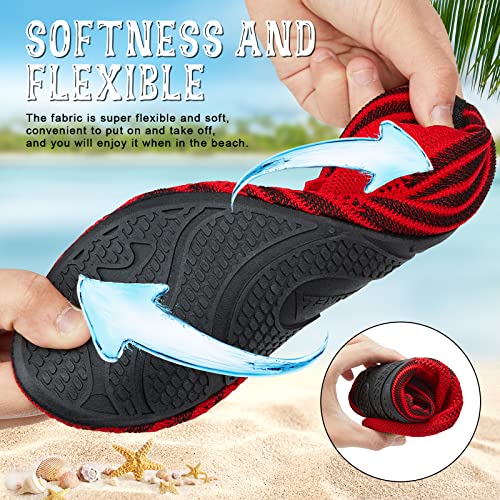 Image of ANLUKE Womens Mens Water Shoes Barefoot Quick-Dry Aqua Socks for Beach Swim Surf Water Sport