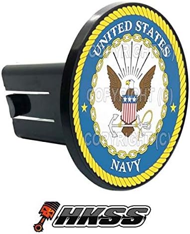 Universal Class 2 3 Tow Hitch Receiver Insert Cover Plug for USN Navy Eagle 2L4 Model-PYT-8888-3663