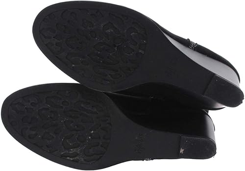 Miniatura 4 de Style & Co. Wynterr - Botas altas de cuña de gamuza sintética para mujer, color negro, 8.5 M (B,M), Negro -