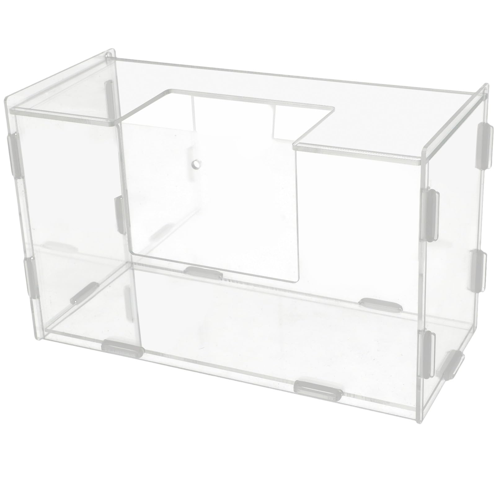 Kichvoe Rabbit Hay Feeder with Built-in Acrylic Feeding Groove Large Capacity Hay Rack for Guinea Pig Bunny Cage Small Animals Pet Supplies