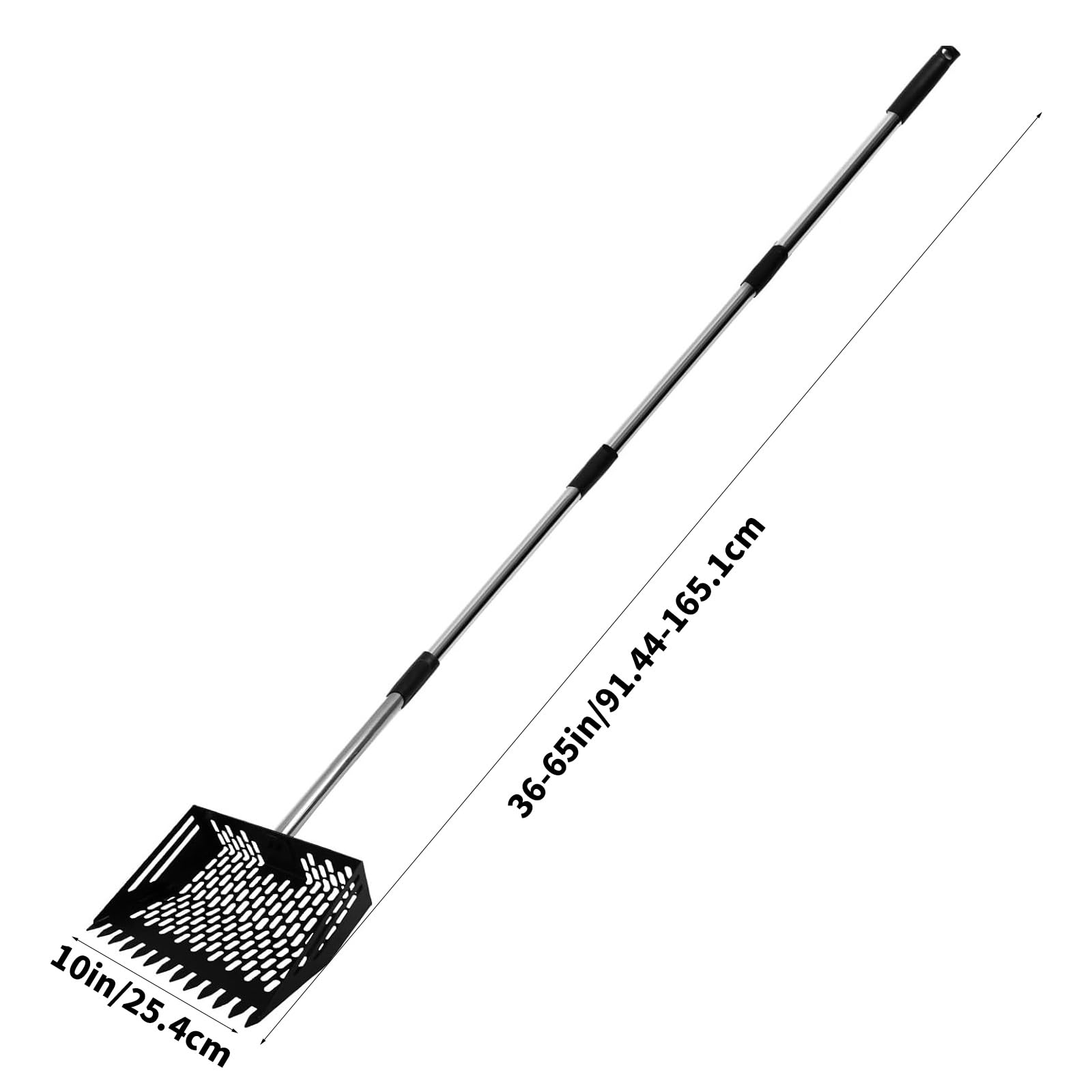 Cucharas ajustables para estiércol de pollo, mango ergonómico, pala de residuos de pollo para gallineros y mantenimiento