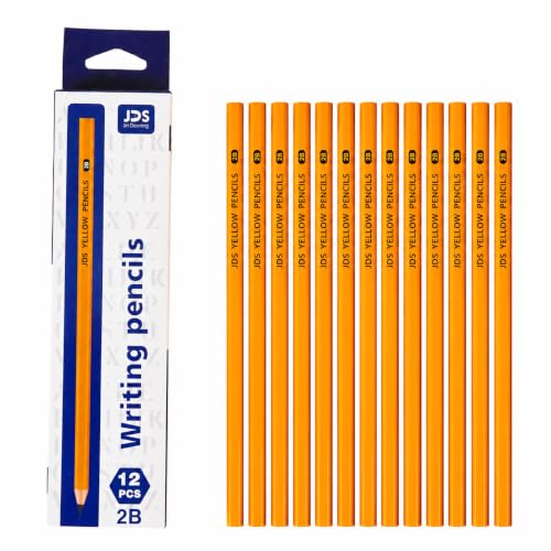 Srriuir 12 Count HB Pencils, Yellow Wooden...