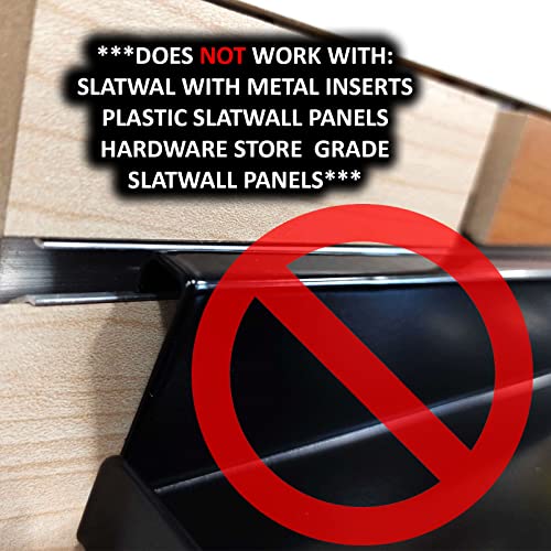 STORE FIXTURES DIRECT Metal Slatwall Shelf w/ .5" H Lip, 7.5" D x 15.5