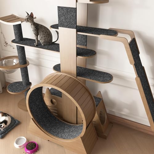 Tapis de protection anti-rayures chat autocollant et repositionnable - 7