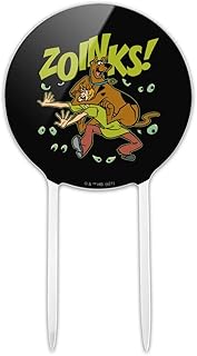 Acrylic Scooby-Doo Zoinks Eyes Cake Topper Party Decoration for Wedding Anniversary Birthday Graduation