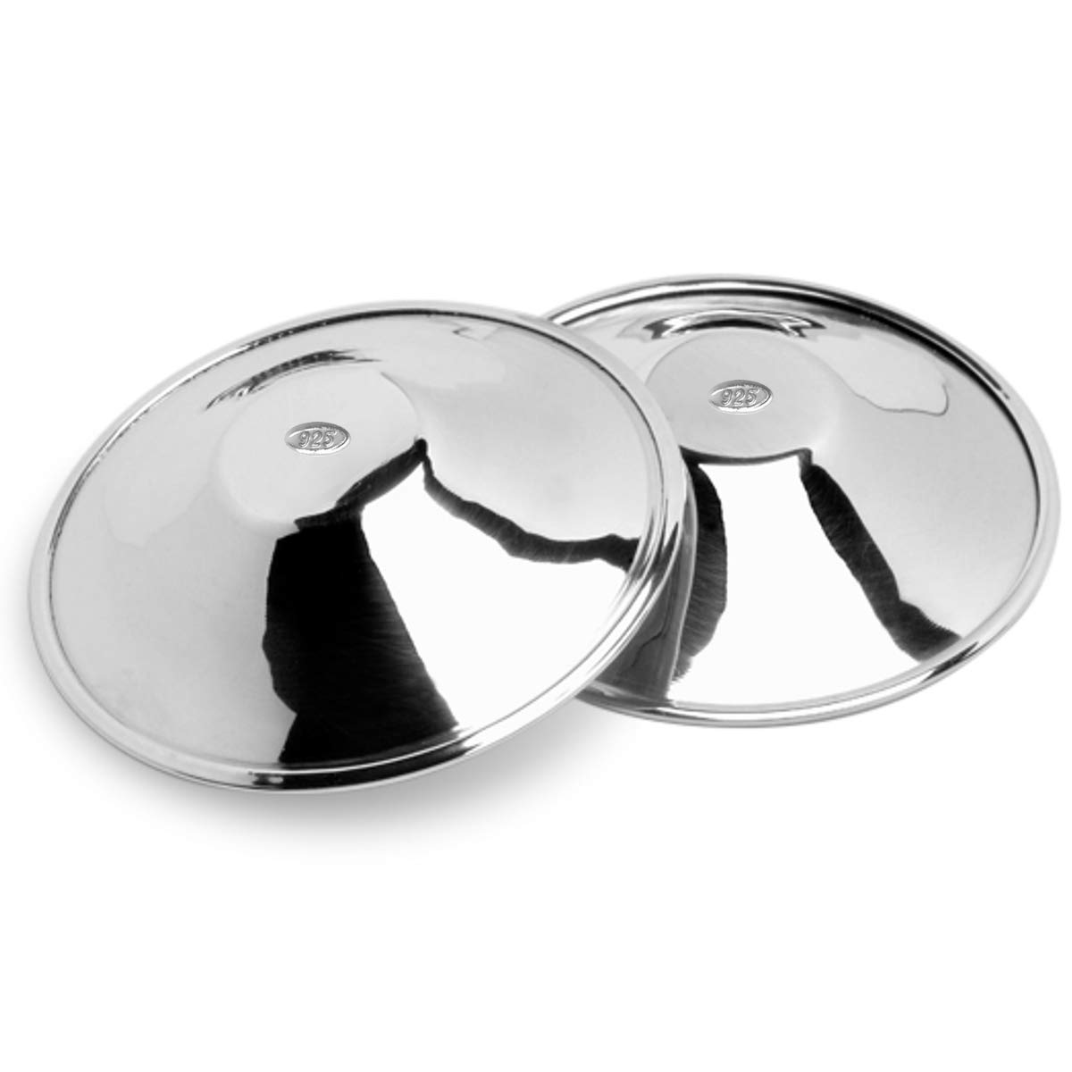 Paar Cap Hütchen D 5 cm für die Brustwarzen Silber 925 Sterling in Premium Verarbeitung