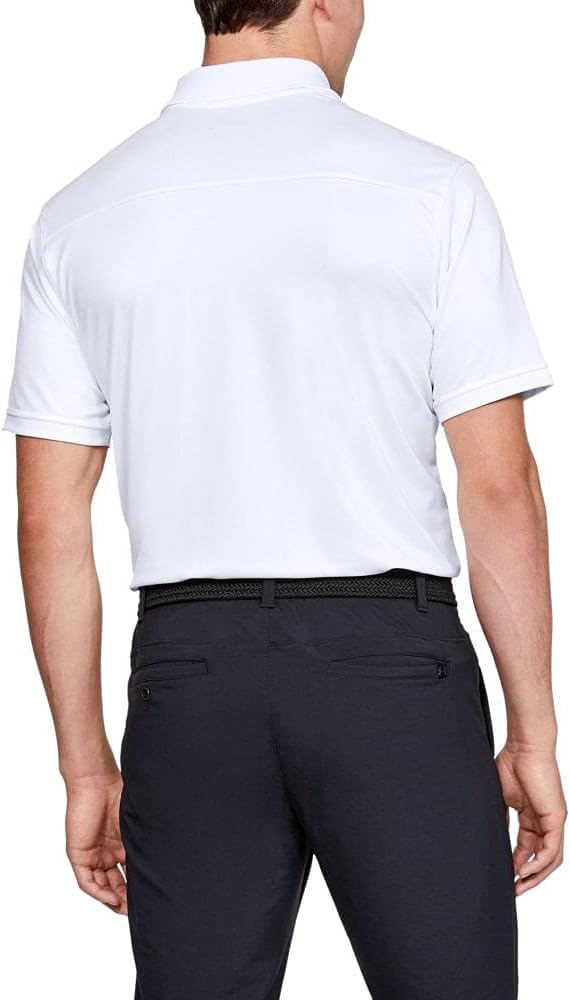 Under Armour Men's Team Armour Polo White | Graphite Small