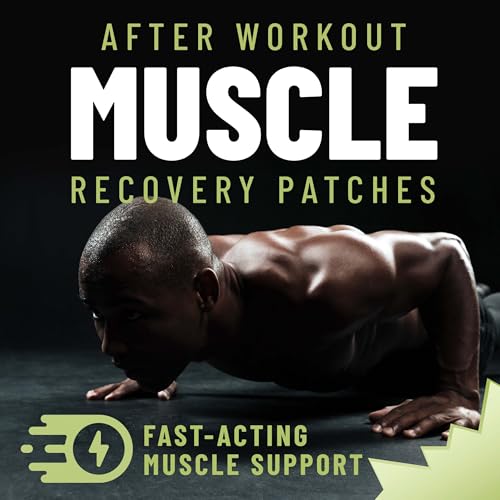 Image of TOLEVITA Post Workout Muscle Recovery Patches with Vitamin C - 36 Patches for Active Lifestyle Support, Helps Soothe and Refresh After Exercise, Convenient and Easy-to-Use for Men and Women